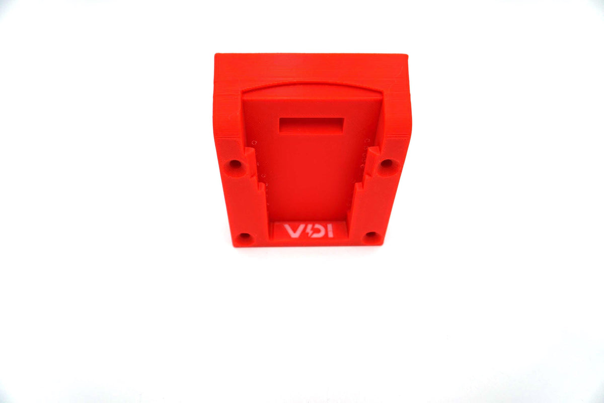 DeWalt 20V Battery Mount – Compact Single Holder for Shop, Garage, Jobsite (3D Printed ASA)