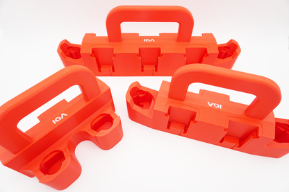 Milwaukee M18 M12 Battery Caddy – Portable Organizer for Tradespeople (3D Printed ASA)