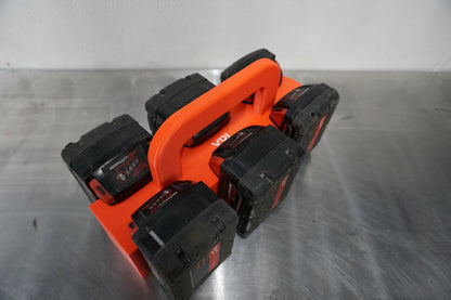 Milwaukee M18 Battery Caddy | Portable Holder, Organizer (4 or 6 Position)