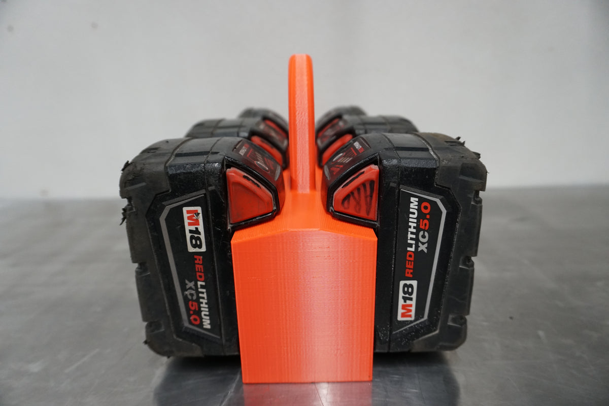 Milwaukee M18 Battery Caddy | Portable Holder, Organizer (4 or 6 Position)