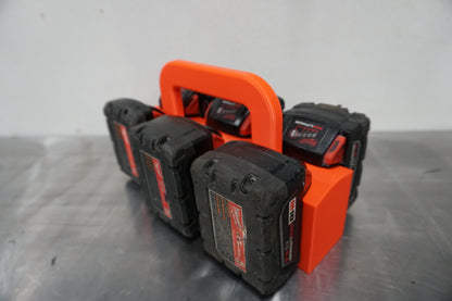 Milwaukee M18 Battery Caddy | Portable Holder, Organizer (4 or 6 Position)