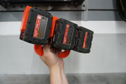 Milwaukee M18 Battery Caddy | Portable Holder, Organizer (4 or 6 Position)