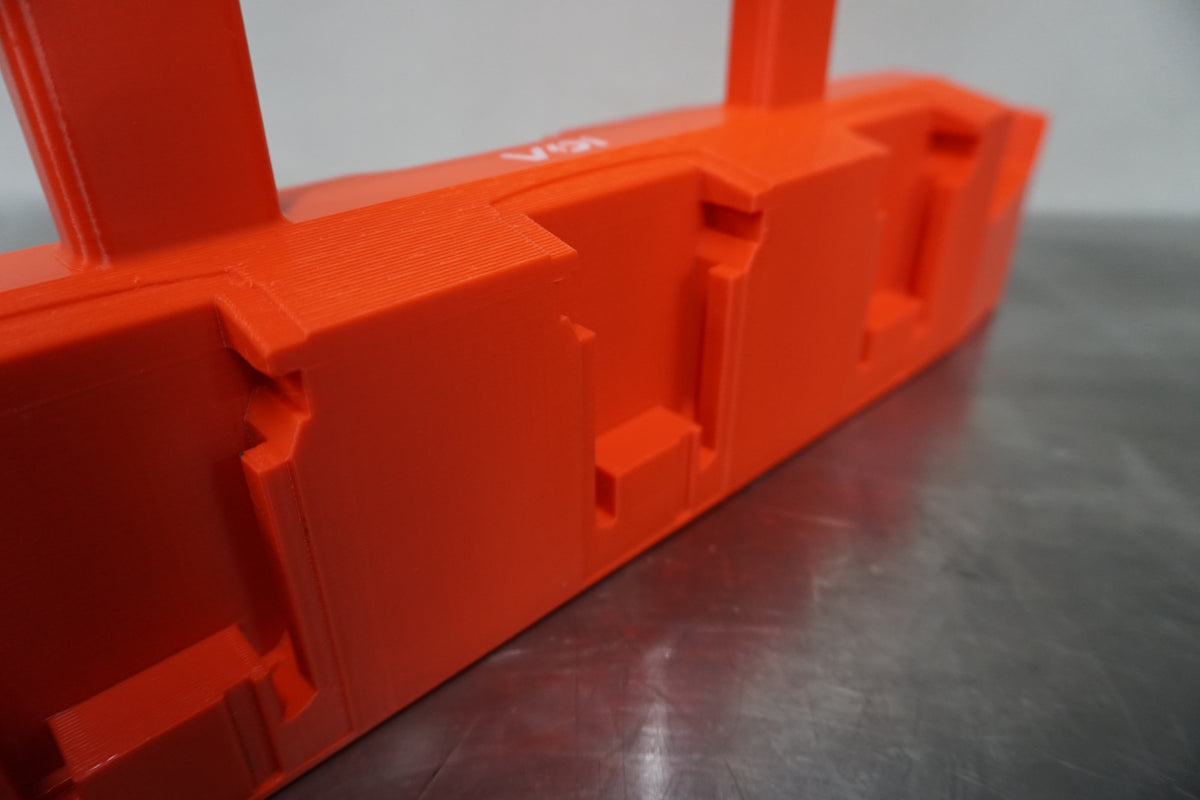 Milwaukee M18 M12 Battery Caddy – Portable Organizer for Tradespeople (3D Printed ASA)