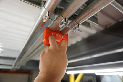 Magnetic EMT Conduit Spacer with Belt Clip | Pipe & Conduit Rack Spacing Tool | Multiple Sizes and Spacing Options
