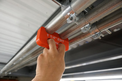 Magnetic EMT Conduit Spacer with Belt Clip | Pipe & Conduit Rack Spacing Tool | Multiple Sizes and Spacing Options