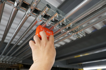 Magnetic EMT Conduit Spacer with Belt Clip | Pipe & Conduit Rack Spacing Tool | Multiple Sizes and Spacing Options