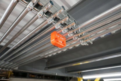 Magnetic EMT Conduit Spacer with Belt Clip | Pipe & Conduit Rack Spacing Tool | Multiple Sizes and Spacing Options