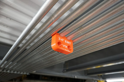 Magnetic EMT Conduit Spacer with Belt Clip | Pipe & Conduit Rack Spacing Tool | Multiple Sizes and Spacing Options