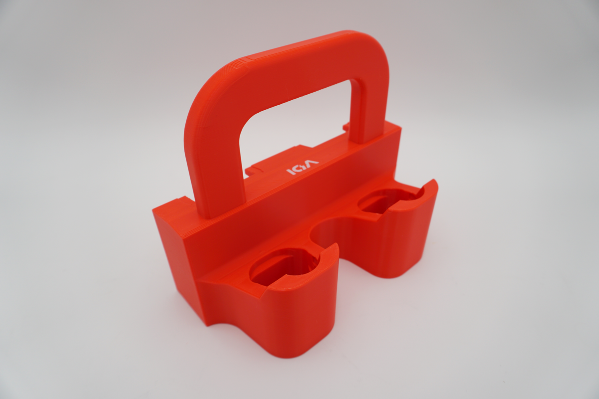 Milwaukee M18 M12 Battery Caddy – Portable Organizer for Tradespeople (3D Printed ASA)