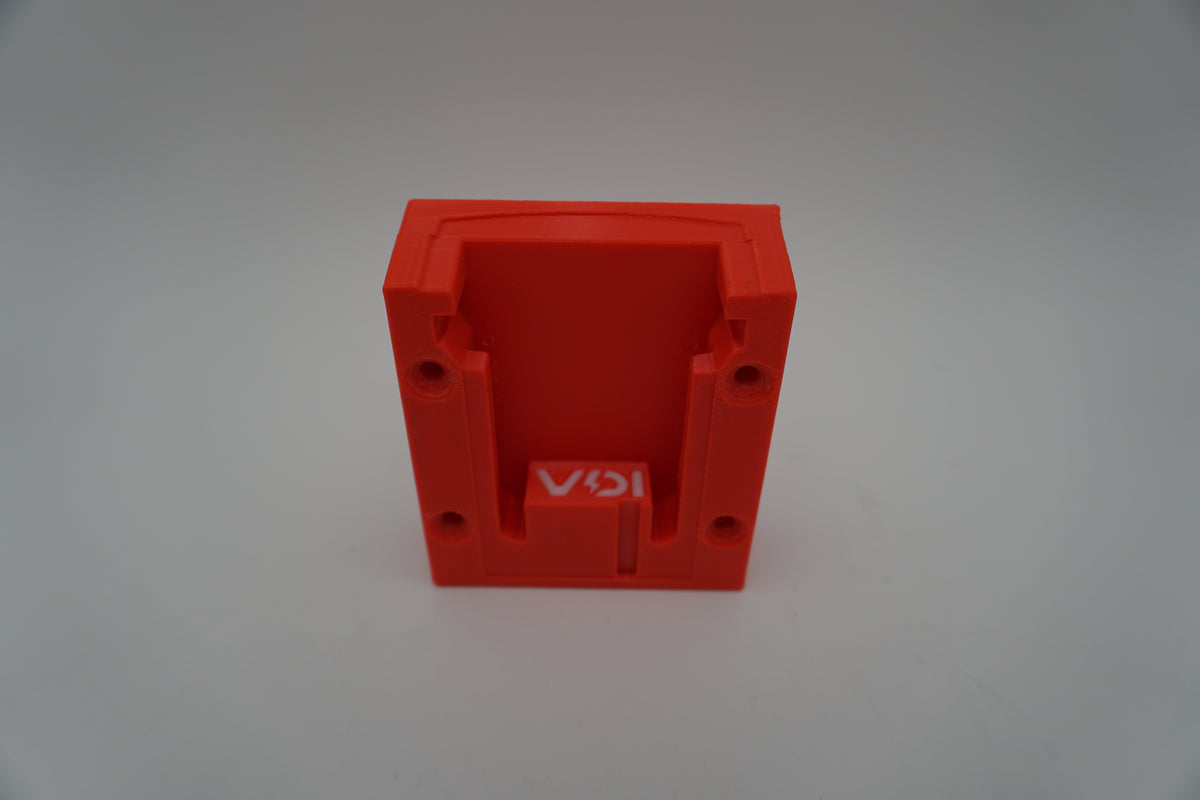 Milwaukee M18 Battery Mount – Compact Single Holder for Shop, Garage, Jobsite (3D Printed ASA)