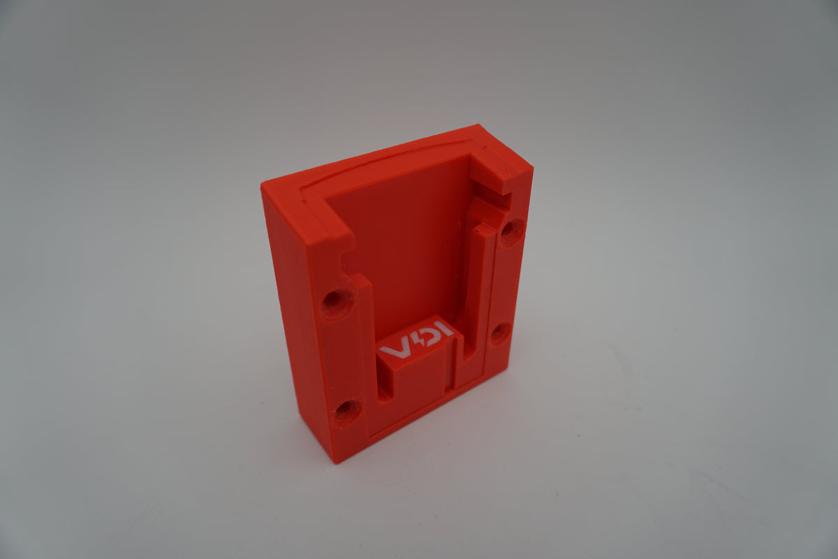 Milwaukee M18 Battery Mount – Compact Single Holder for Shop, Garage, Jobsite (3D Printed ASA)