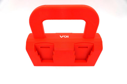 DeWalt 20V MAX Battery Caddy – 4-Slot Organizer, Portable Tool Storage (3D Printed ASA)