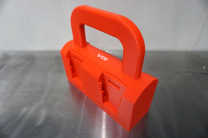 DeWalt 20V MAX Battery Caddy – 4-Slot Organizer, Portable Tool Storage (3D Printed ASA)