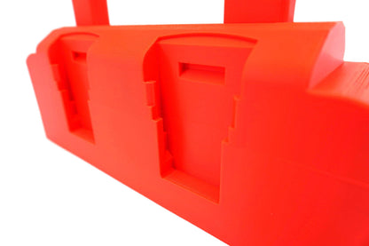 DeWalt 20V MAX Battery Caddy – 4 Slot + 2 12V Holder (3D Printed ASA)