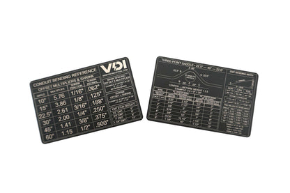 EMT Bending Card