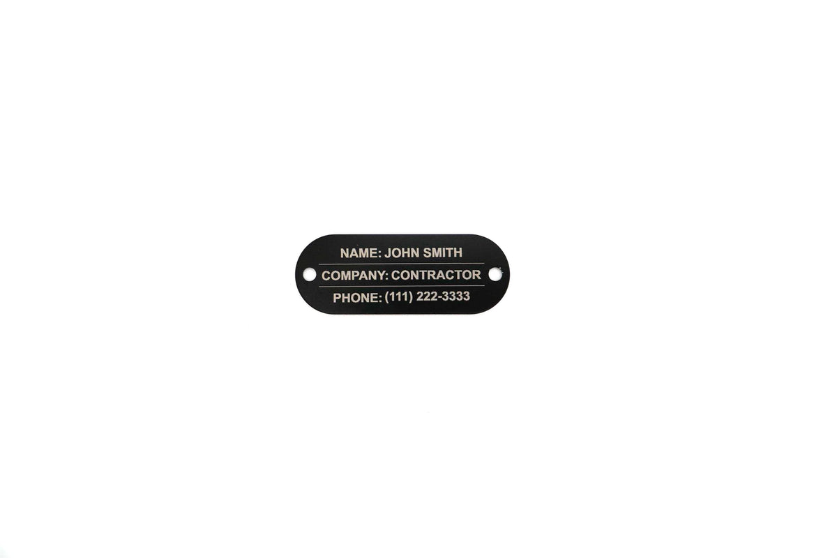 PACKOUT ID Plate