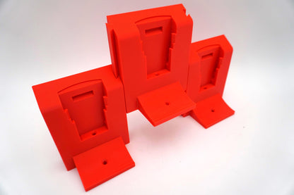 Expandable DeWalt 20V MAX Battery Holder Rack – Modular Wall Mount Storage (3D Printed ASA)