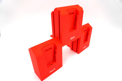 DeWalt 20V MAX Battery Holder – Double-Level Wall Mount Rack (3D Printed ASA)