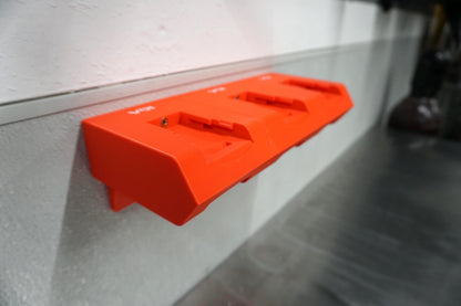 DeWalt 20V MAX Battery Holder – Double-Level Wall Mount Rack (3D Printed ASA)