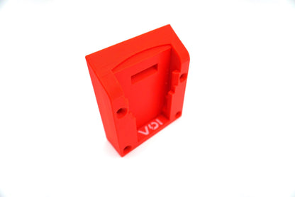 DeWalt 20V Battery Mount – Compact Single Holder for Shop, Garage, Jobsite (3D Printed ASA)