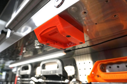 DeWalt 20V Battery Mount – Compact Single Holder for Shop, Garage, Jobsite (3D Printed ASA)